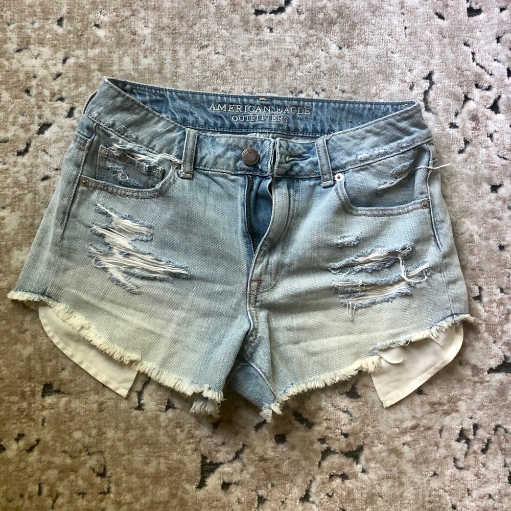High Waisted Jean Shorts